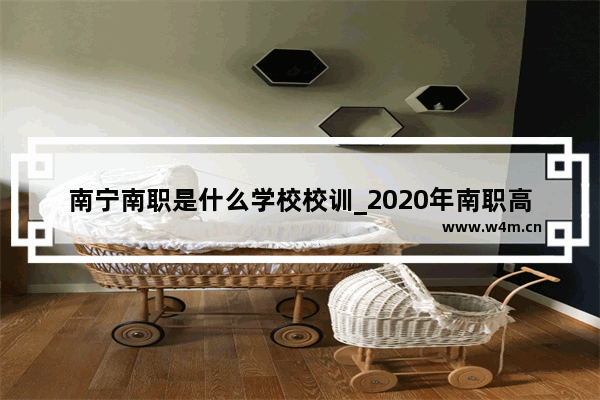 南宁南职是什么学校校训_2020年南职高考分数线