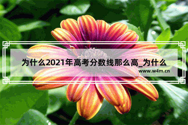 为什么2021年高考分数线那么高_为什么高考录取分数线精确到小数点后五位