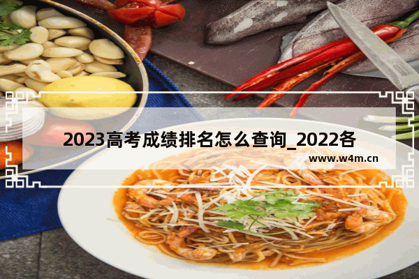 2023高考成绩排名怎么查询_2022各省录取分数线最新排名