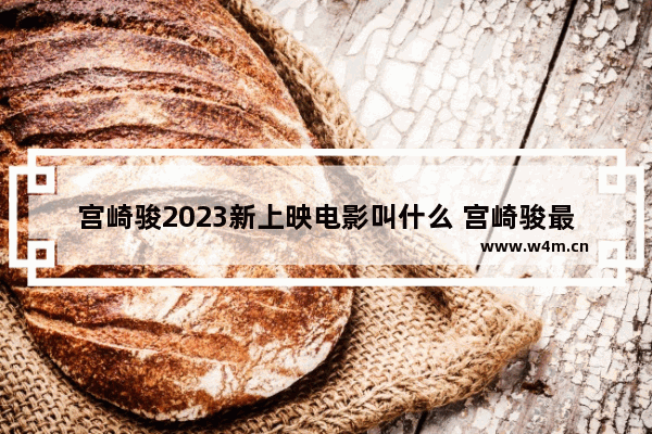 宫崎骏2023新上映电影叫什么 宫崎骏最新电影叫什么名字啊