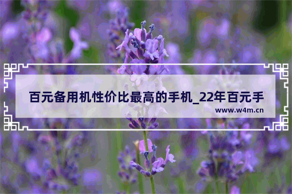 百元备用机性价比最高的手机_22年百元手机推荐