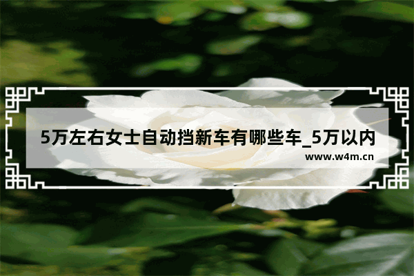 5万左右女士自动挡新车有哪些车_5万以内省油两厢车