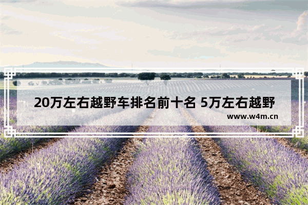 20万左右越野车排名前十名 5万左右越野新车推荐哪款车型好一点