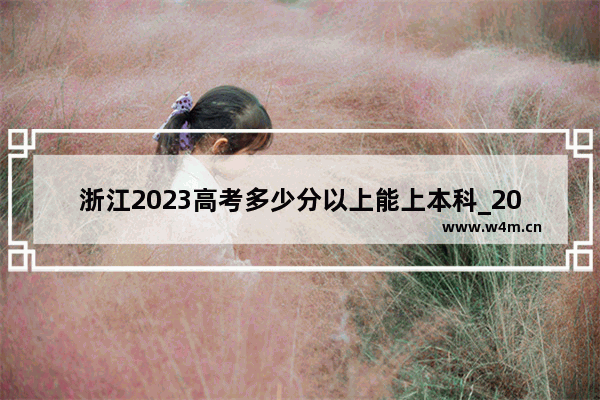 浙江2023高考多少分以上能上本科_2023年浙江高考分数线怎么看