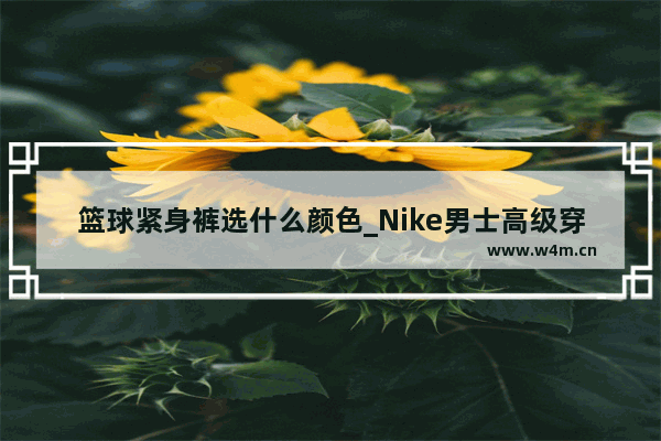 篮球紧身裤选什么颜色_Nike男士高级穿搭