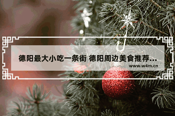 德阳最大小吃一条街 德阳周边美食推荐一下