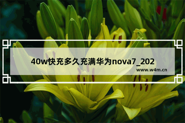 40w快充多久充满华为nova7_2022十倍光学变焦手机排行榜