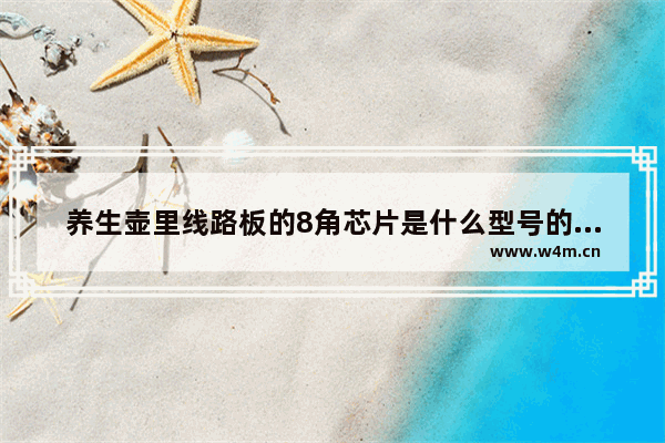 养生壶里线路板的8角芯片是什么型号的求指教 养生壶电路板各个部件