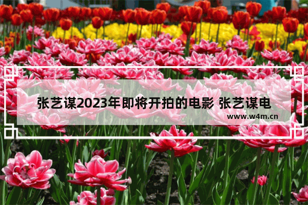 张艺谋2023年即将开拍的电影 张艺谋电影有哪些 最新电影名字呢