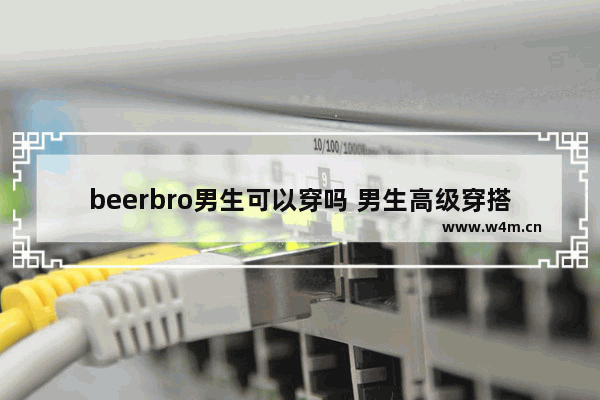 beerbro男生可以穿吗 男生高级穿搭美式