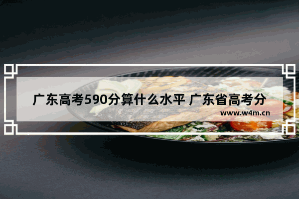 广东高考590分算什么水平 广东省高考分数线中大