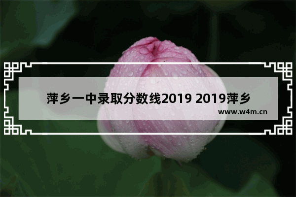 萍乡一中录取分数线2019 2019萍乡市高考分数线