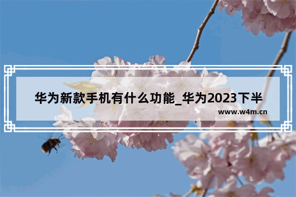 华为新款手机有什么功能_华为2023下半年最新款手机是哪款