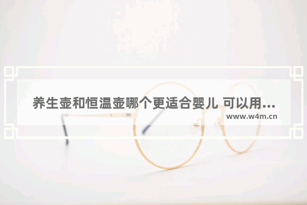 养生壶和恒温壶哪个更适合婴儿 可以用养生壶代替宝宝恒温壶吗