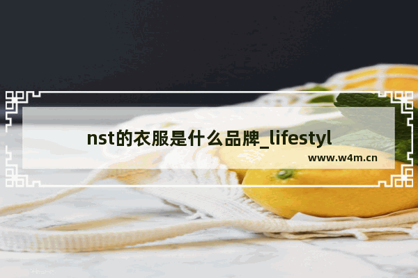 nst的衣服是什么品牌_lifestylevision什么风格