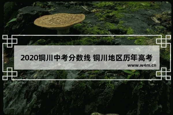 2020铜川中考分数线 铜川地区历年高考分数线