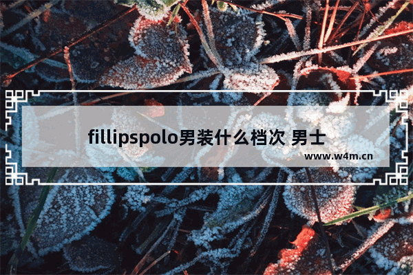 fillipspolo男装什么档次 男士美式穿搭有什么特点