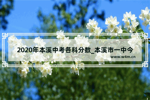 2020年本溪中考各科分数_本溪市一中今年录取分数线