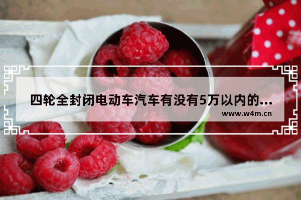 四轮全封闭电动车汽车有没有5万以内的？分别是哪些牌子 代步新车推荐5万以下有哪些车子呢