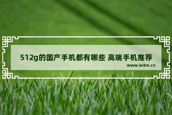 512g的国产手机都有哪些 高端手机推荐对比国产机