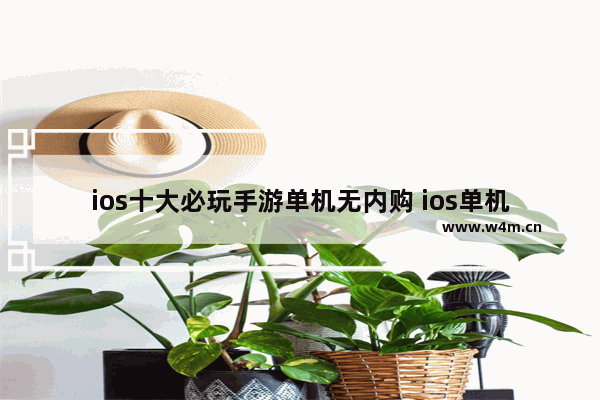 ios十大必玩手游单机无内购 ios单机游戏推荐2021