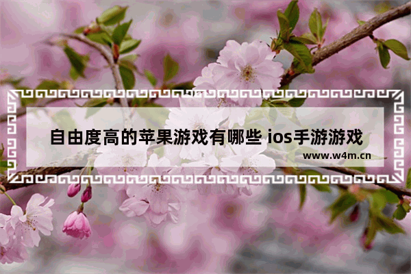 自由度高的苹果游戏有哪些 ios手游游戏推荐自由度超高