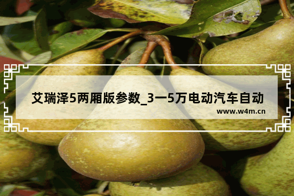 艾瑞泽5两厢版参数_3一5万电动汽车自动挡