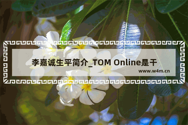 李嘉诚生平简介_TOM Online是干什么的