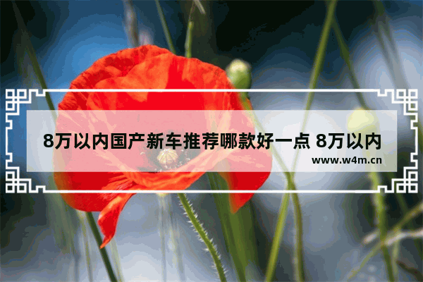 8万以内国产新车推荐哪款好一点 8万以内国产新车推荐哪款好一点