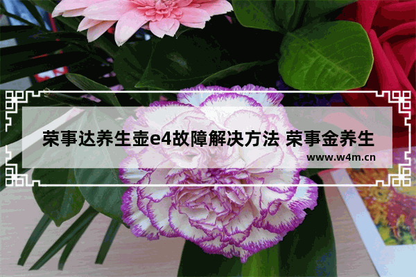 荣事达养生壶e4故障解决方法 荣事金养生壶售后维修点