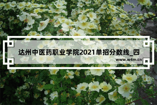 达州中医药职业学院2021单招分数线_四川卫生医学类2021对口招生计划