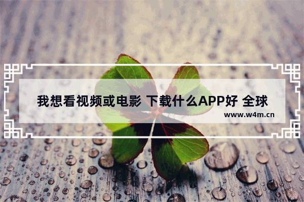 我想看视频或电影 下载什么APP好 全球最新电影库