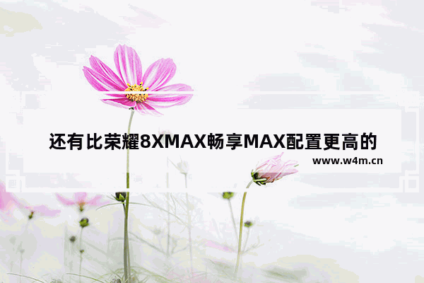 还有比荣耀8XMAX畅享MAX配置更高的三卡槽大屏幕手机吗 大屏幕大内存性价比高手机推荐