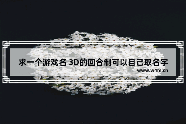 求一个游戏名 3D的回合制可以自己取名字 单机的 末日游戏 以前玩过 忘了名字 手机的 单机末日生存游戏推荐