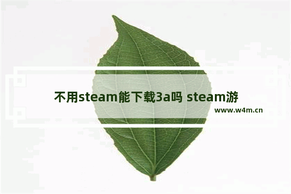 不用steam能下载3a吗 steam游戏推荐3a多人