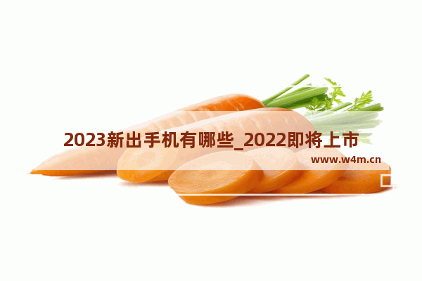 2023新出手机有哪些_2022即将上市的手机