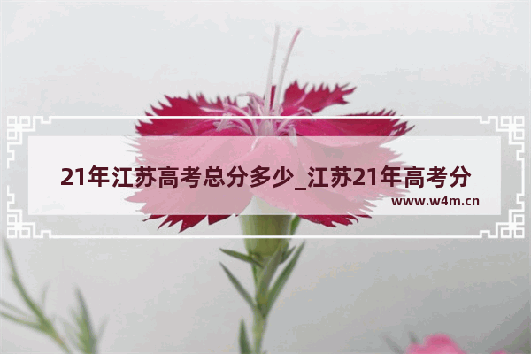 21年江苏高考总分多少_江苏21年高考分数线