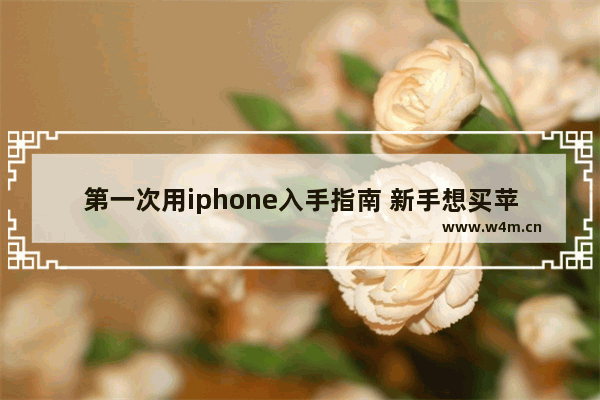 第一次用iphone入手指南 新手想买苹果手机推荐哪一款好点