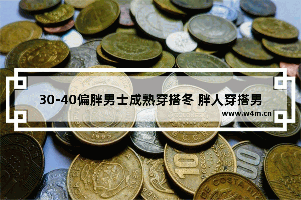 30-40偏胖男士成熟穿搭冬 胖人穿搭男 成熟