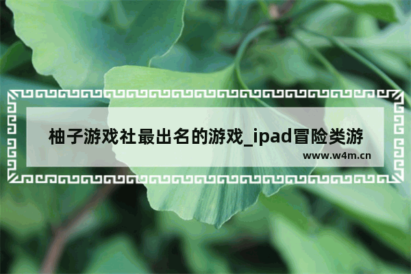 柚子游戏社最出名的游戏_ipad冒险类游戏