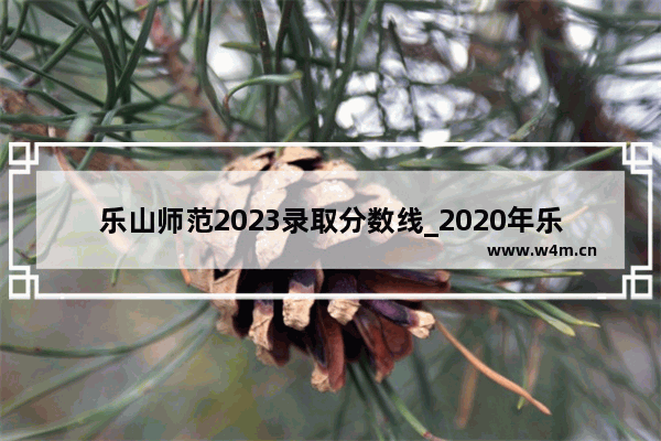 乐山师范2023录取分数线_2020年乐山中考各校录取分数线