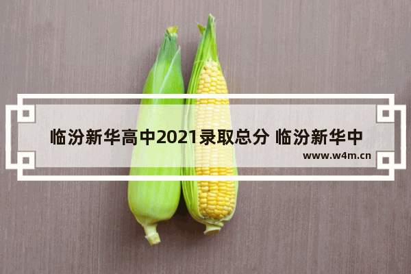 临汾新华高中2021录取总分 临汾新华中学高考分数线