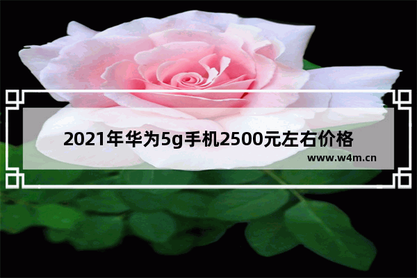 2021年华为5g手机2500元左右价格的哪款手机好 两千元左右手机推荐性价比高一点