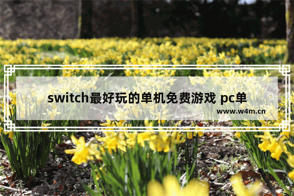 switch最好玩的单机免费游戏 pc单机游戏推荐免费排行榜