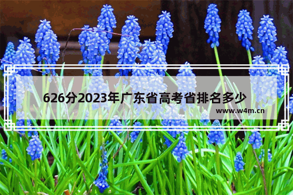 626分2023年广东省高考省排名多少 广东高考分数线各中学排名