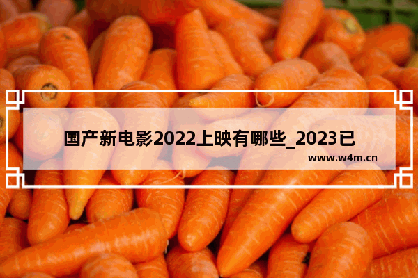 国产新电影2022上映有哪些_2023已上映好看的国产电影排行榜