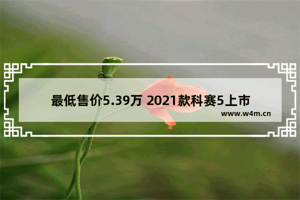 最低售价5.39万 2021款科赛5上市 四款配置哪款值得 5万元电动手动挡新车推荐哪款好开点