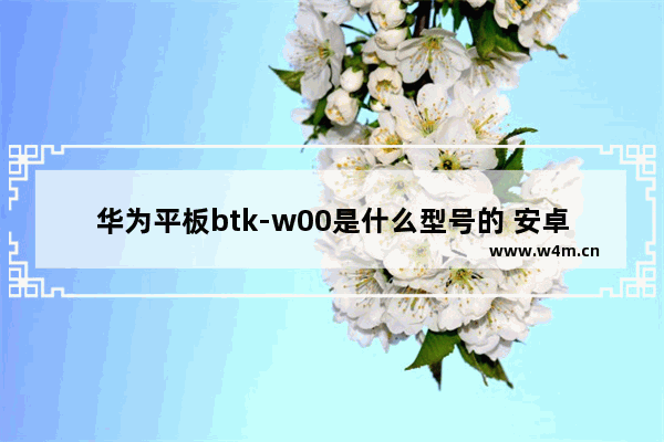 华为平板btk-w00是什么型号的 安卓系统手机推荐华为平板