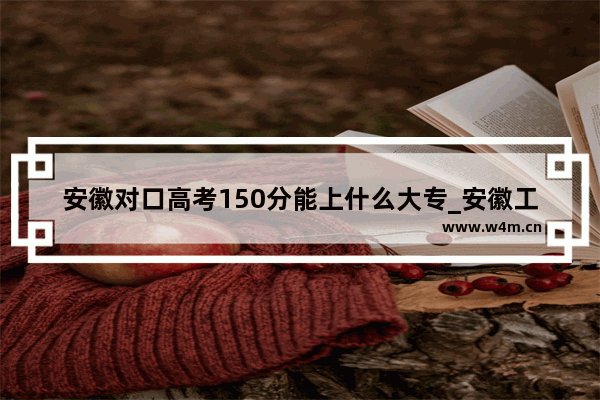 安徽对口高考150分能上什么大专_安徽工商职业学院对口生分数线