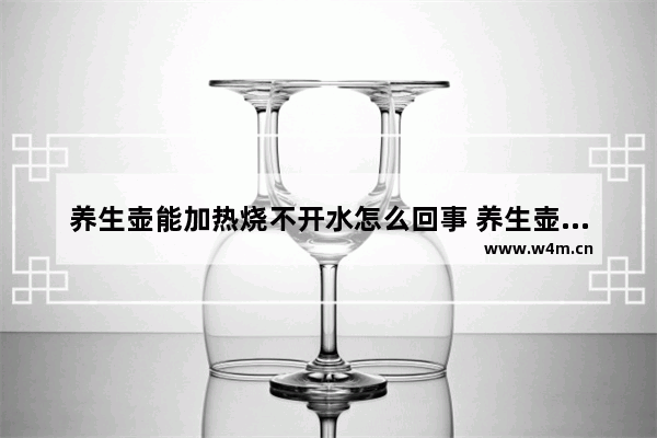 养生壶能加热烧不开水怎么回事 养生壶操作正常 但不加热